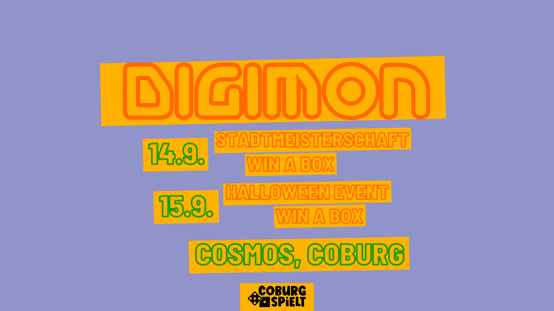 Digimon – Stadtmeisterschaften & Side Events